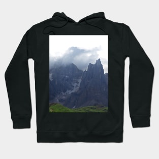 Alps Mountains Black Peaks Landscape Hoodie